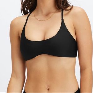 NEW Fabletics Noa Scoop Neck Bikini Top Size: L(10)